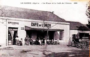 Le Hamiz - La Place et le Cafe de l'Union - 1919